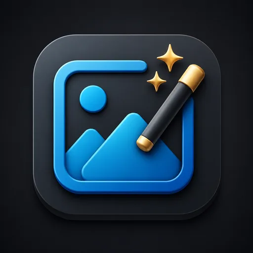 App icon for a magic photo editor
